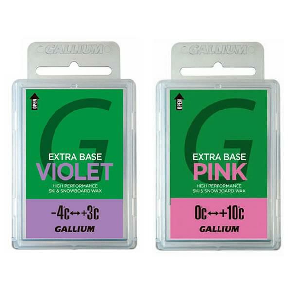 【20%off】 ガリウム EXTRA BASE ワックスセット VIOLET ＆ PINK 【各100g】【C1】
