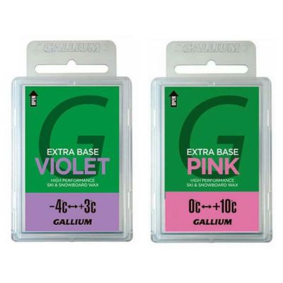 20%off】 ガリウム EXTRA BASE ワックスセット VIOLET ＆ PINK 【各