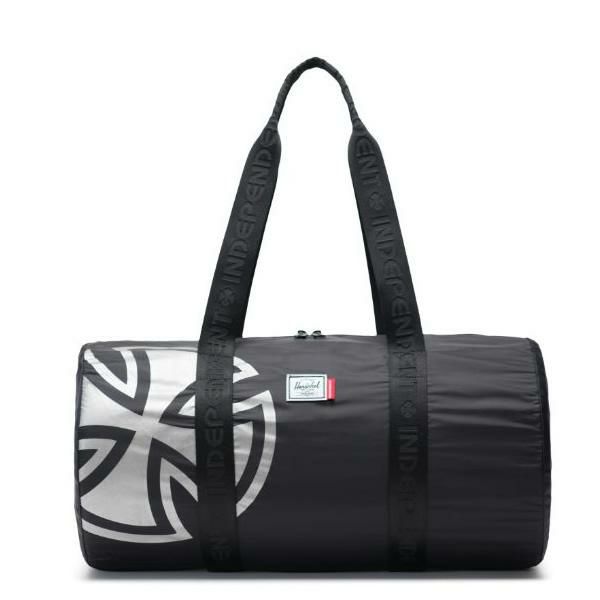 インディペンデント ハーシェルサプライ リュック INDEPENDENT x　HERSCHEL コラボ PACKABLE DUFFLE pack　/  ブラック　 バッグ　スケボー リュック【C1】