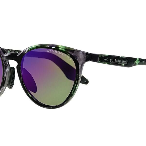 正規品 無料ラッピング可]OUTLAND サングラス COLCA グリーンデミ DMG