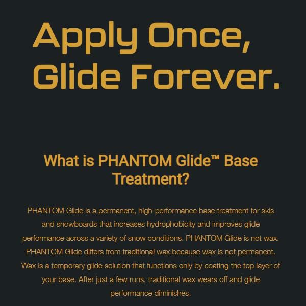 dps スキー＆スノーボードワックス PHANTOM GLIDE Single Application Kit -Permanent Waxless  Glide- 1液タイプ ファントム ワックス スキー dps skis 【C1】【K1】【N1】