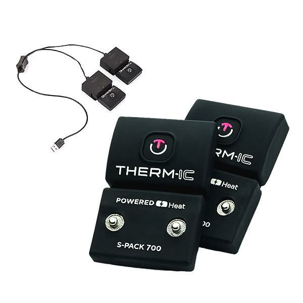 [正規品 無料ラッピング可]THERM-IC(サーミック) ヒーティングソックス専用バッテリー S バッテリーパック700 ソックス1足分  最大8時間の使用可能 T41-0102-100 シダス スキー・ヒート対応 靴下 THERMIC 日本正規品 【C1】