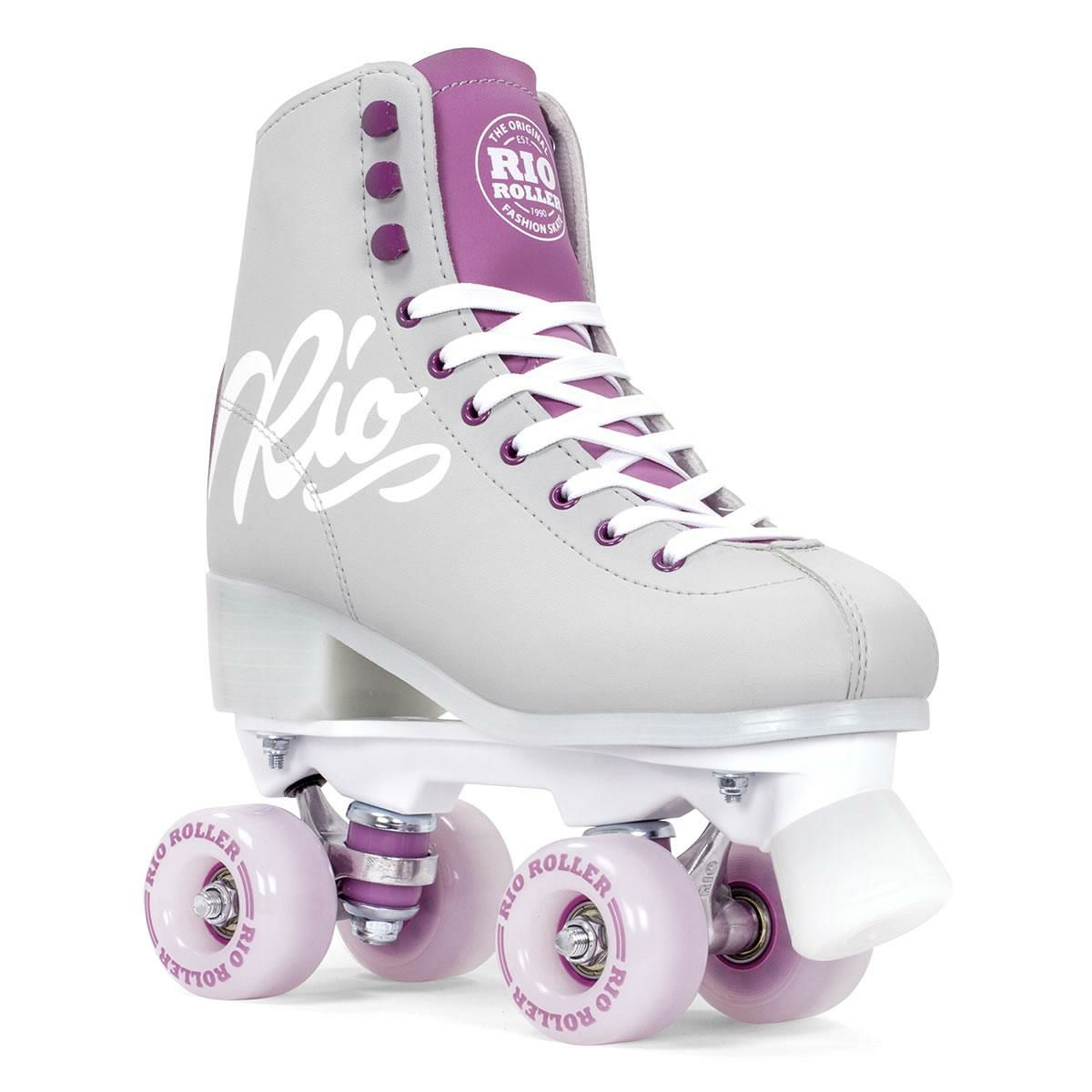 RIO ROLLER ローラースケート SCRIPT Grey×Purple ローラースケート 