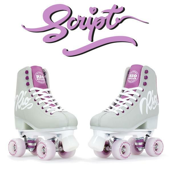 RIO ROLLER ローラースケート SCRIPT Grey×Purple ローラースケート通販WEBSPORTS