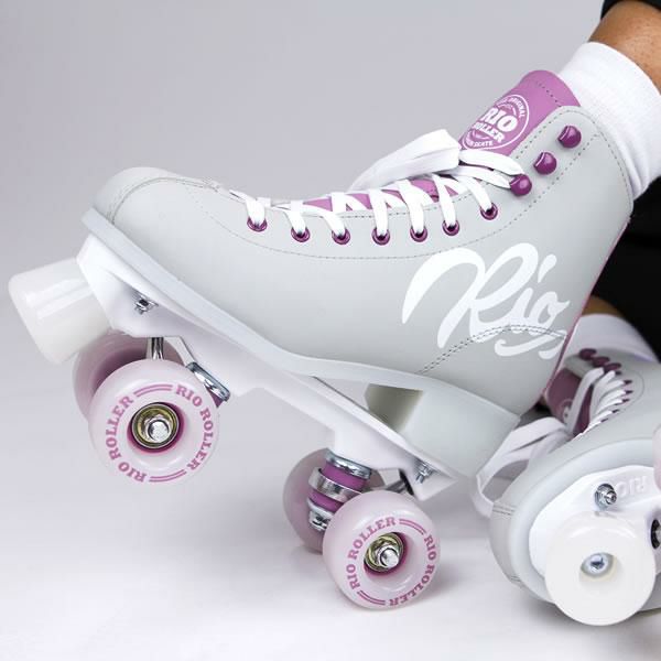 RIO ROLLER ローラースケート SCRIPT Grey×Purple ローラースケート