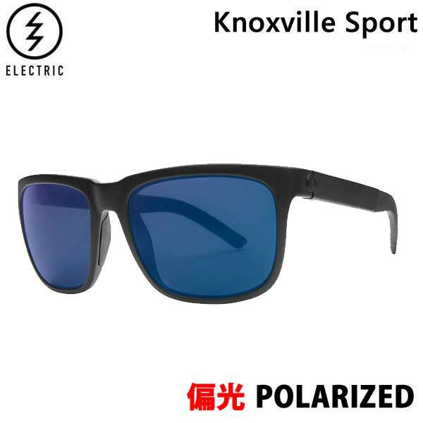 [正規品 無料ラッピング可]エレクトリック サングラス 偏光レンズ　ノックスビルスポーツ　Knoxville Sport / MATTE Black/  BLUE POLAR PRO EE15101065 electric サングラス 日本正規品【C1】