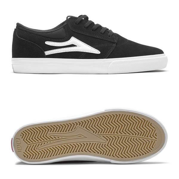 ラカイ スニーカー LAKAI GRIFFIN BLACK WHITE SUEDE LAKAI スニーカー