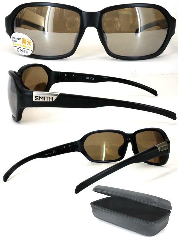 正規品 無料ラッピング可]スミス サングラス 偏光レンズ AURA MATTE