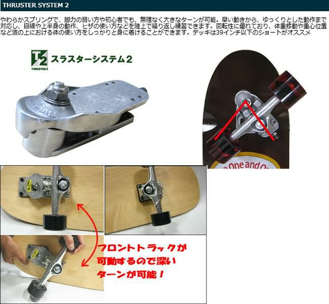 スケートボード/thruster system surfsk8 - スポーツ・フィットネス