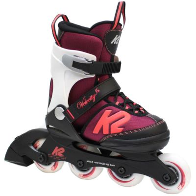 [正規品 無料ラッピング可]インラインスケート ジュニア K2 ケーツー 女の子向けカラー VELOCITY JR  GIRL 限定カラー パープル×ピンク×ホワイト I220204001  日本正規品 保証書あり 子供用 ベロシティージュニア