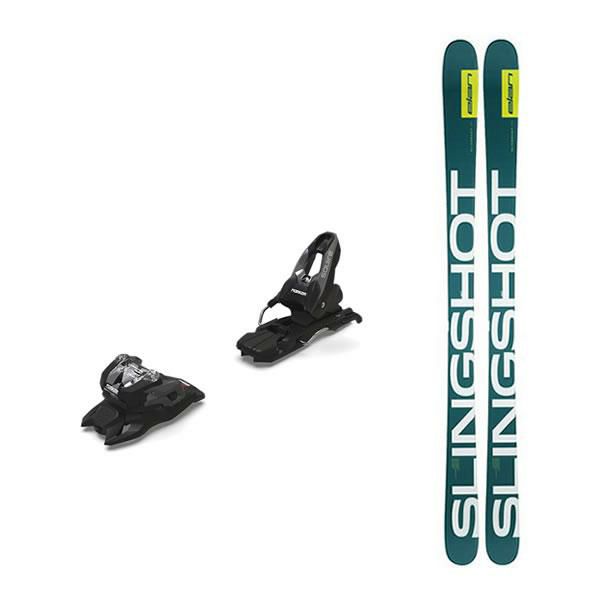 エラン スキー板 2022 SLINGSHOT ＋ 23 マーカー SQUIRE 10 GW Blk