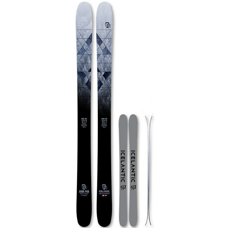 ICELANTIC アイスランティック スキー 2023 SABA PRO 107 スキー板 単品 （板のみ）22-23 パウダー ファットスキー【L2】【代引不可】  スキー通販WEBSPORTS