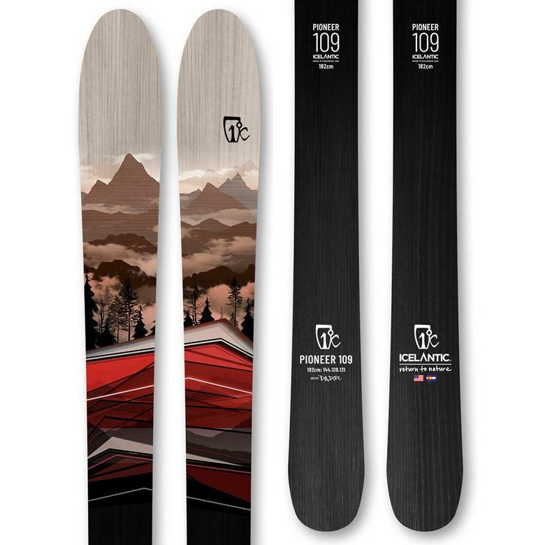 ICELANTIC アイスランティック スキー 2023 PIONEER 109 スキー板 単品 （板のみ）22-23 パウダー  ファットスキー【L2】【代引不可】