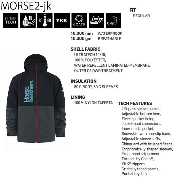 処分価格！！HORSEFEATHERS ホースフェザー ウェア 22-23 MORSE2