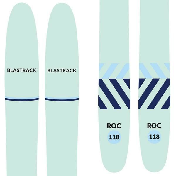 ブラストラック 2024 ROC118 アールオーシー118 フルロッカー形状 スキー板 単品 (板のみ) 23-24 BLASTRACK スキー  日本製 ブラストラックスキー 【L2】【代引不可】