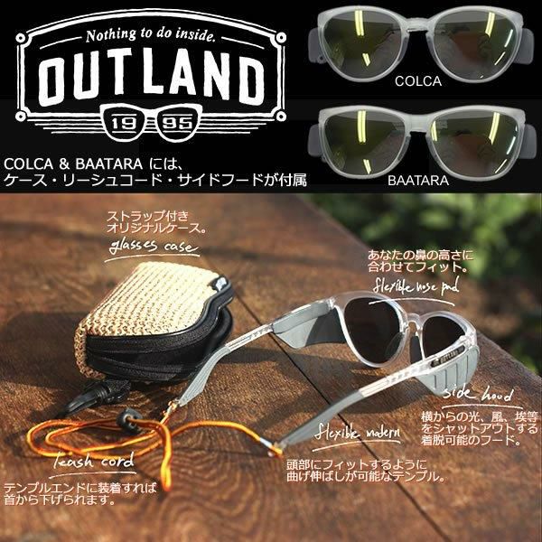 正規品 無料ラッピング可]OUTLAND サングラス BAATARA MAT DEMI SMOKE