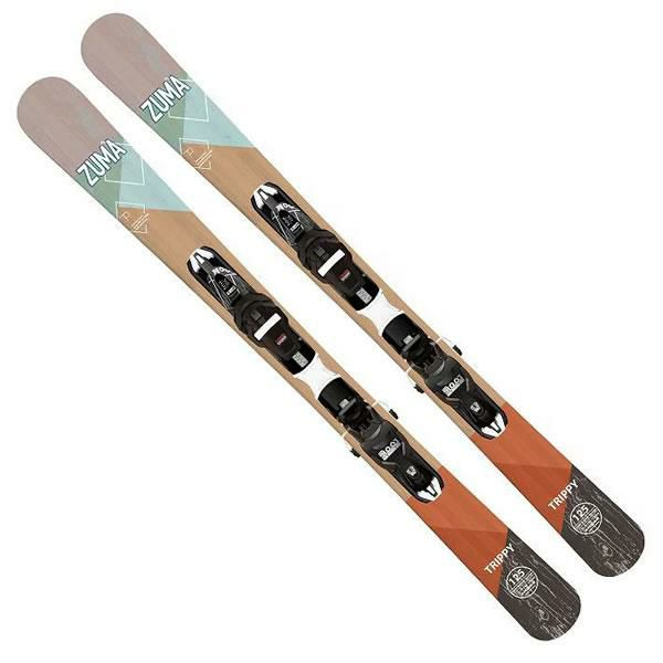 ZUMA ショートスキー 2022 TRIPPY 125cm ＋ ルック Xpress 10 B83 GW トリッピー 解放式ビンディング搭載  スキーセット ツマ 【L2】【代引不可】
