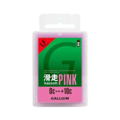 【20%off】 GALLIUM ガリウム 春先向け 低フッ素配合 ワックス 滑走ピンク 50g SW2126 (旧 AX40 ピンク)