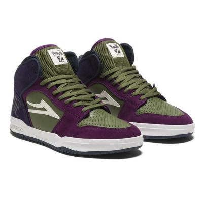 ラカイ スニーカー LAKAI TELFORD(テルフォード) GRAPE/OLIVE SUEDE