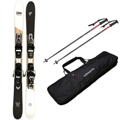 スキーポール＆ケース付 ZUMA ショートスキー KRU:Z SHORT 120cm＋ルック XPRESS10 GW 解放式ビンディング搭載 ツマ スキー クルーズ　ショート【L2】【代引不可】