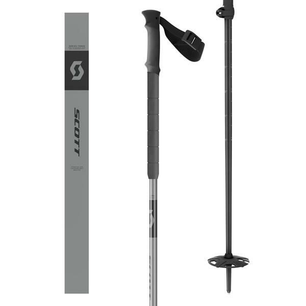 スコット スキーポール ALUGUIDE POLES 0011 grey 伸縮式 105-140cm P291894 SCOTT スキーストック  日本正規品