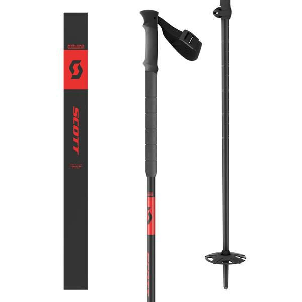 スコット スキーポール ALUGUIDE POLES 1042 black red 伸縮式 105-140cm P291894 SCOTT  スキーストック 日本正規品 | スキー通販WEBSPORTSスキー板・ブーツ・ウェアを正規モデルを最速でお届け！