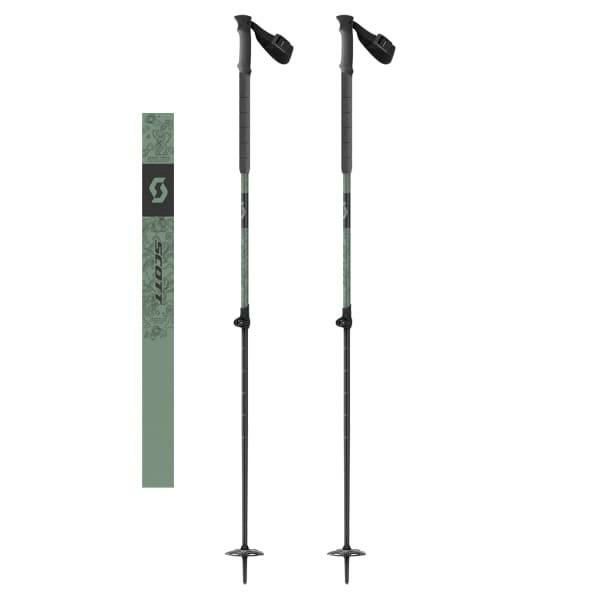 スコット スキーポール ALUGUIDE POLES 6312 kaki green 伸縮式 105-140cm P291894 SCOTT  スキーストック 日本正規品