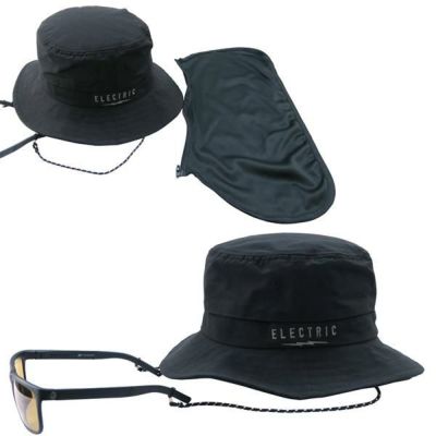 エレクトリック BOONIE HAT ブーニーハット  サンシェード　サングラスコード付き 日焼け防止　2カラー展開　日よけ 熱中症対策  ELECTRIC