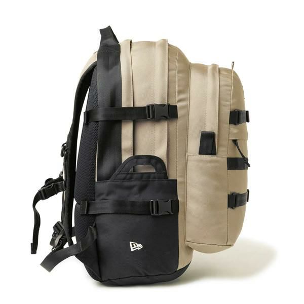 ニューエラ リュック キャリアパック 35L ベージュ ブラック (13518015) NEWERA carrier pack バッグ かばん【C1】  | スキー通販WEBSPORTSスキー板・ブーツ・ウェアを正規モデルを最速でお届け！