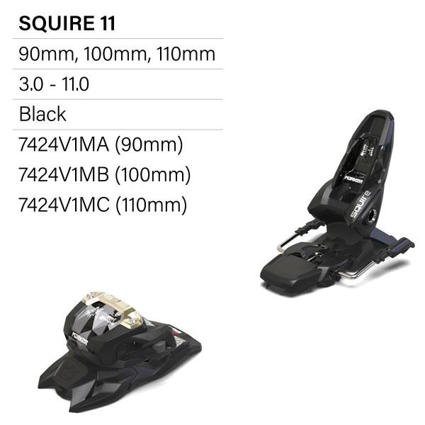 マーカー ビンディング SQUIRE 11 ブラック MARKER スクワイヤ (24-25 