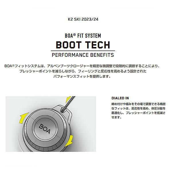 K2 スキーブーツ レディ－ス 2024 MINDBENDER 95 W BOA テック