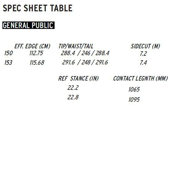 パブリック スノーボード PUBLIC GENERAL 150cm（23-24 2024)日本正規品 スノーボード 板【L2】【代引不可】 |  スキー通販WEBSPORTSスキー板・ブーツ・ウェアを正規モデルを最速でお届け！