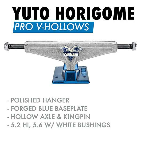 スケートボード トラック 2個セット　 ベンチャー 堀米雄斗モデル VENTURE PRO V-HOLLOWS YUTO HORIGOME 5.2  HI スケボートラック【C1】