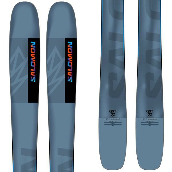 Salomon QST 92 168cm + STRIVE 12 GW 1回使用滑走面研磨 - スキー