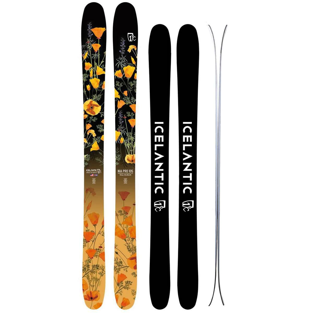 ICELANTIC アイスランティック スキー 2024 NIA PRO 105 スキー板 単品 