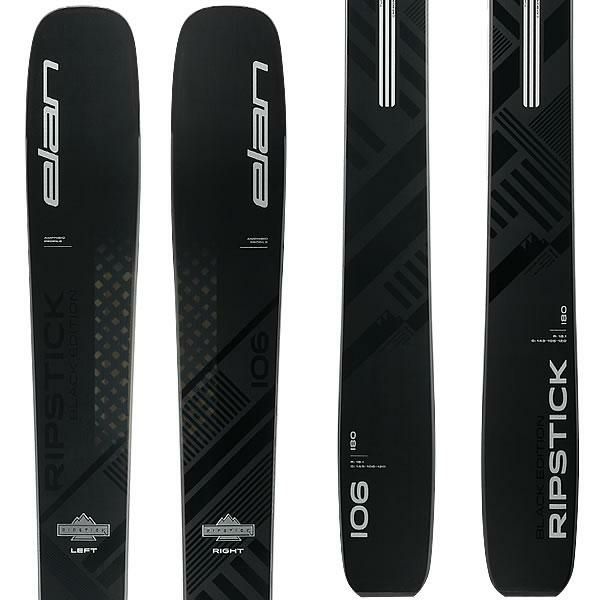 エラン スキー板 2024 RIPSTICK 106 Black Edition スキー板 単品 (板