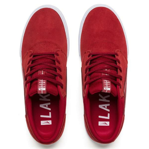 ラカイ スニーカー LAKAI GRIFFIN RED REFLECTIVE SUEDE グリフィン