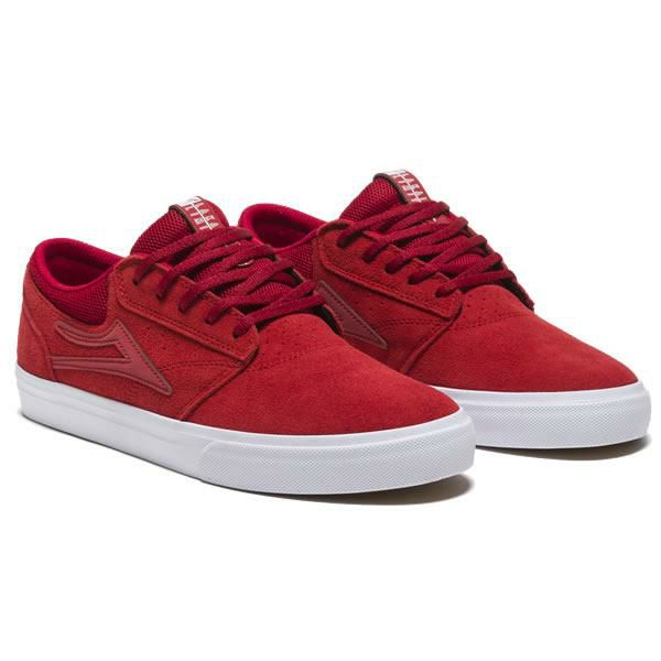 ラカイ スニーカー LAKAI GRIFFIN RED REFLECTIVE SUEDE グリフィン