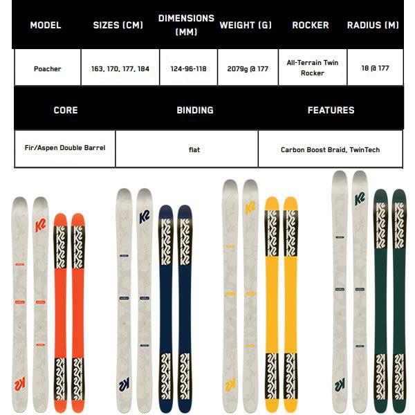 K2 ケーツー フリースタイルスキー POACHER ポーチャー (23-24 2024) +