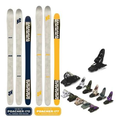 K2 ケーツー フリースタイルスキー POACHER ポーチャー (23-24 2024)  + 24 マーカー SQUIRE 11  100mm ブレーキ【L2】【代引き不可】