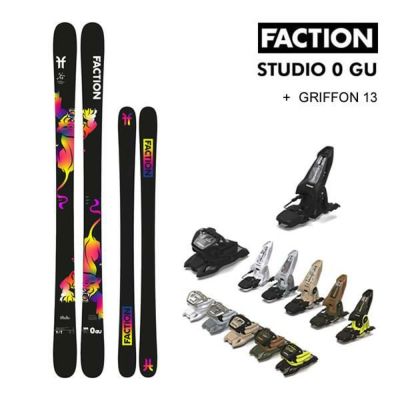 FACTION SKI 2024 STUDIO 0 GU LTD スタジオ0 グー (23-24 2024) + 24 マーカー GRIFFON 13 ID 90mm ブレーキ ファクション 【L2】【代引不可】