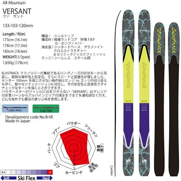 ブラストラック 2024 VERSANT バーサント (23-24 2024) + 24 マーカー
