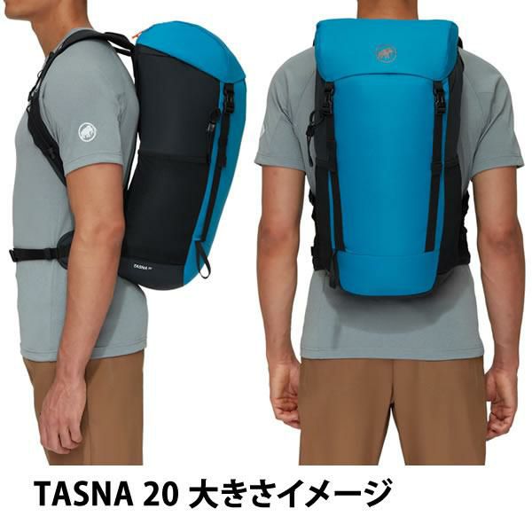 マムート リュック TASNA 20L BLACK 2530-00890 0001 タスナ20 MAMMUT