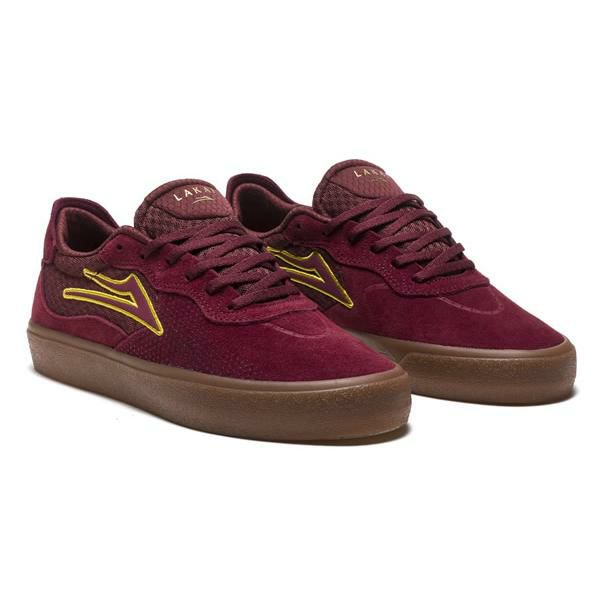 ラカイ スニーカー LAKAI ESSEX BURGUNDY SUEDE スケシュー スケート