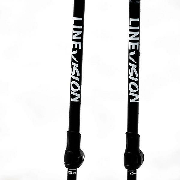 ライン スキーポール 2023 VISION Black-Gold 105～145cm 伸縮式 A2202001010 ビジョン LINE Skis  スキーストック (22-23 2023) 日本正規品