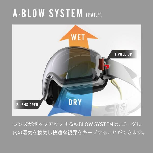 スワンズ スキーゴーグル 偏光レンズ RIDGELINE RL-MDH-PU-LP Y