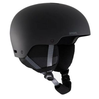 アノン ヘルメット 子供用  2024 23-24  ANON RIME3　ラウンドフィット  /  BLACK　53-55cm　スノーボード ヘルメット  キッズ ジュニア KIDS anon スノボ ヘルメット アノン【C1】