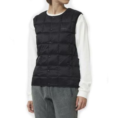 グラミチ GRAMICCIxTAION INNER DOWN VEST タイオン BLACK インナー