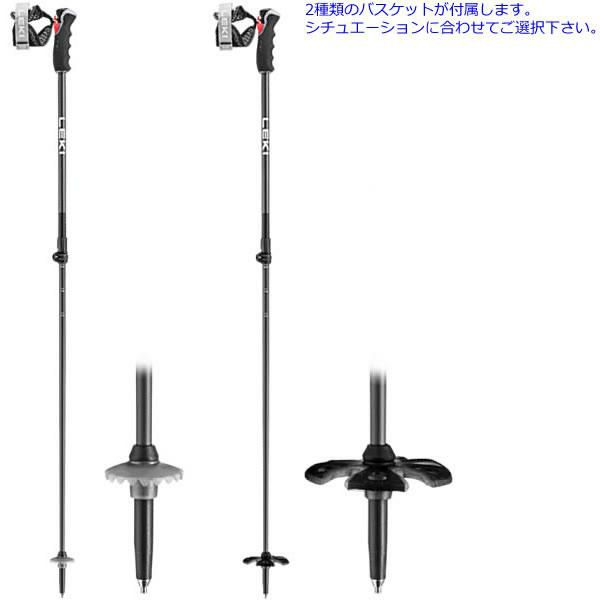 LEKI スキーポール 2024 PEAK VARIO 3D 95～125cm 無段階伸縮式 65336621 ツアーリング用 ピークバリオ3D  23-24 レキ 日本正規品