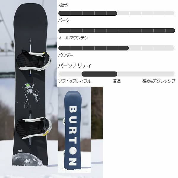 BURTON Process V-Rocker スノーボード 板 バートンスノーボーセット